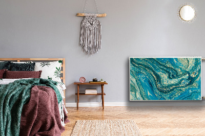 Cobertura magnética para radiador Abstração azul