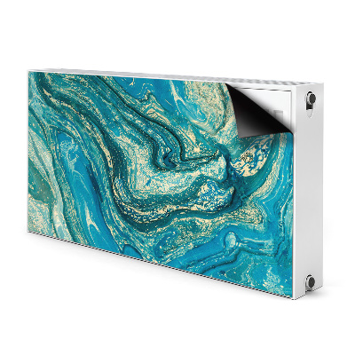 Cobertura magnética para radiador Abstração azul