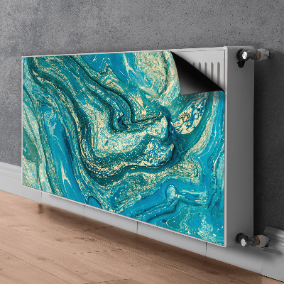 Cobertura magnética para radiador Abstração azul