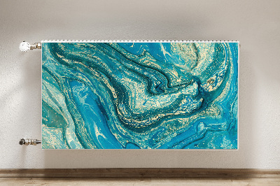 Cobertura magnética para radiador Abstração azul