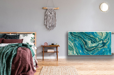 Cobertura magnética para radiador Abstração azul