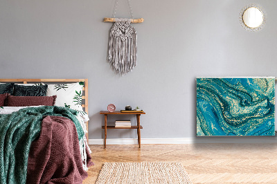 Cobertura magnética para radiador Abstração azul