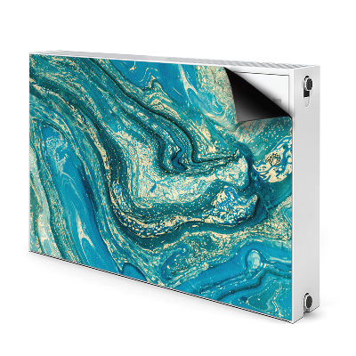 Cobertura magnética para radiador Abstração azul