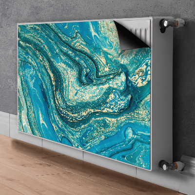 Cobertura magnética para radiador Abstração azul