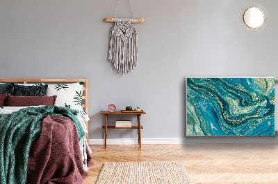 Cobertura magnética para radiador Abstração azul