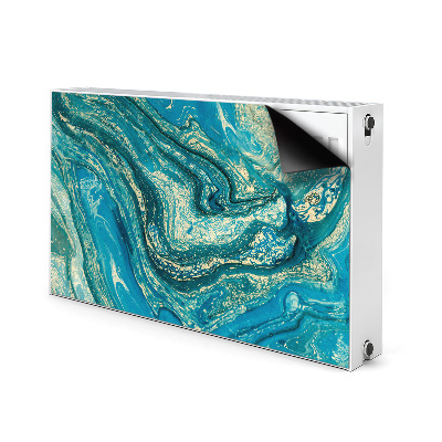 Cobertura magnética para radiador Abstração azul