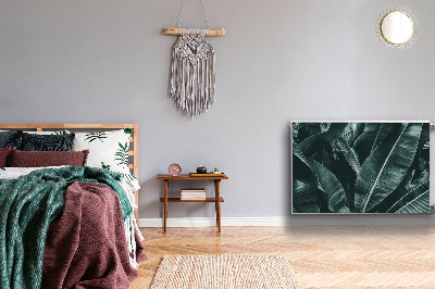 Cobertura magnética para radiador Folhas exóticas