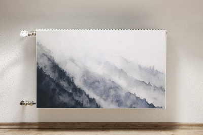 Cobertura magnética para radiador Paisagem montanhosa