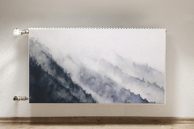 Cobertura magnética para radiador Paisagem montanhosa