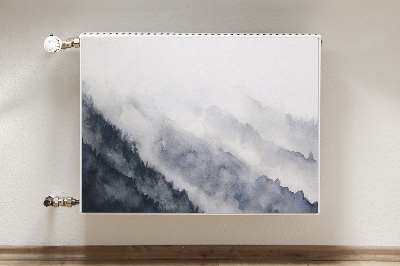 Cobertura magnética para radiador Paisagem montanhosa