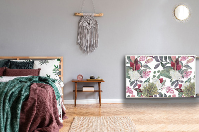 Cobertura magnética para radiador Flores coloridas