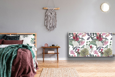 Cobertura magnética para radiador Flores coloridas