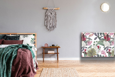 Cobertura magnética para radiador Flores coloridas