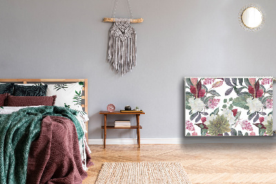 Cobertura magnética para radiador Flores coloridas