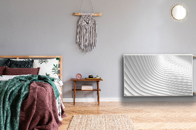 Cobertura magnética para radiador Sulcos brancos