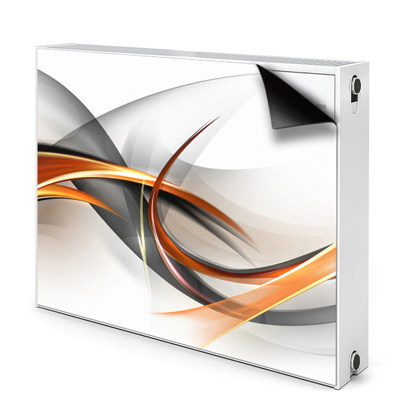 Capa magnética para radiador Abstração de fita