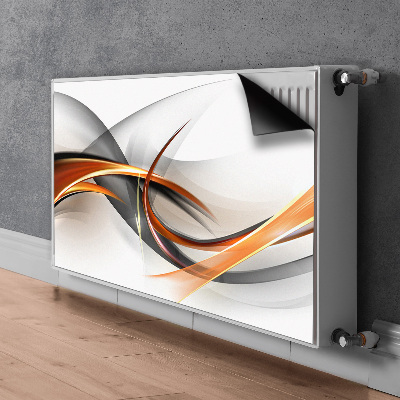 Capa magnética para radiador Abstração de fita