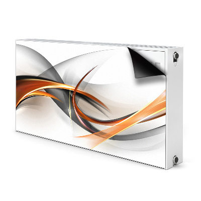 Capa magnética para radiador Abstração de fita