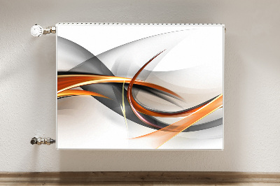 Capa magnética para radiador Abstração de fita