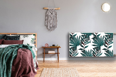 Capa magnética para radiador Ilustração tropical