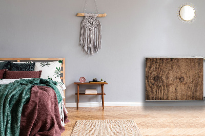 Capa magnética para radiador Madeira velha