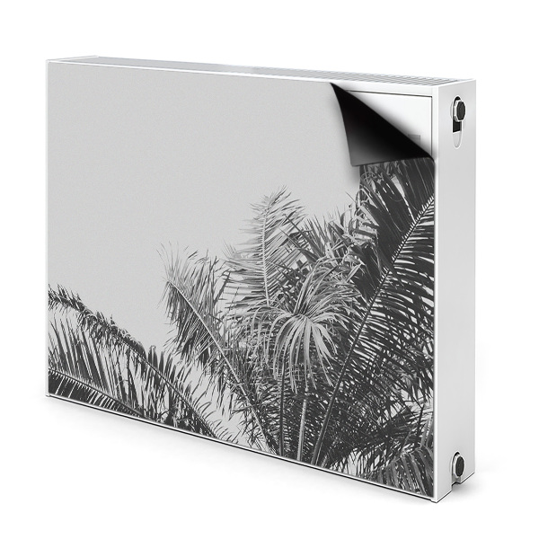 Capa magnética para radiador Palmeiras contra o céu