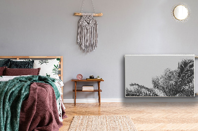 Capa magnética para radiador Palmeiras contra o céu