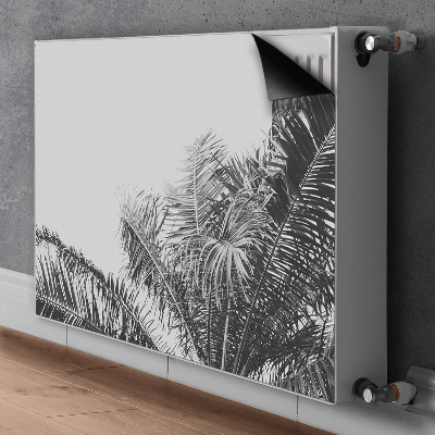 Capa magnética para radiador Palmeiras contra o céu