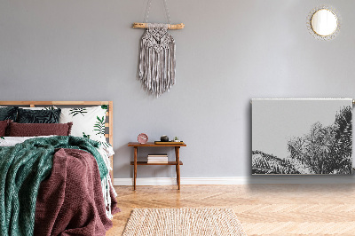 Capa magnética para radiador Palmeiras contra o céu