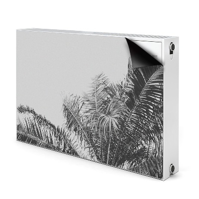 Capa magnética para radiador Palmeiras contra o céu