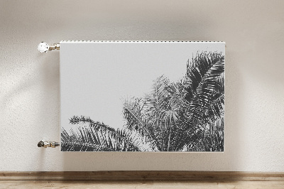 Capa magnética para radiador Palmeiras contra o céu