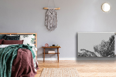 Capa magnética para radiador Palmeiras contra o céu