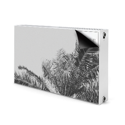 Capa magnética para radiador Palmeiras contra o céu