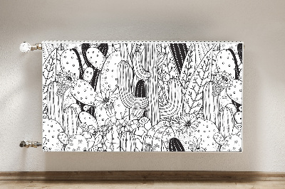 Cobertura magnética para radiador Cactos em quadrinhos