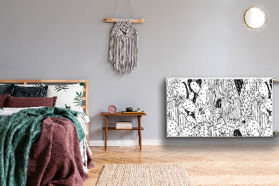 Cobertura magnética para radiador Cactos em quadrinhos