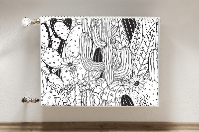 Cobertura magnética para radiador Cactos em quadrinhos