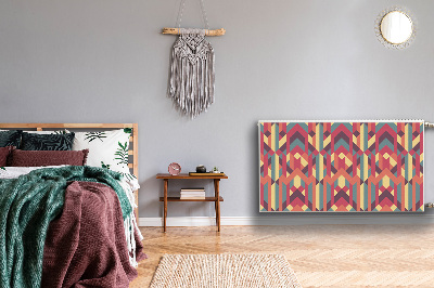 Cobertura magnética para radiador Linhas coloridas