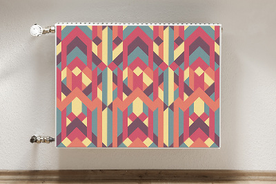 Cobertura magnética para radiador Linhas coloridas