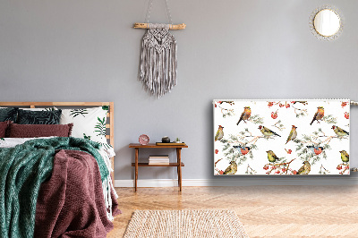 Capa magnética para radiador Pássaros em um galho