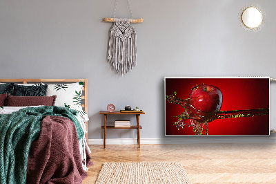 Cobertura magnética para radiador Maçã vermelha