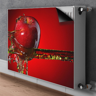 Cobertura magnética para radiador Maçã vermelha