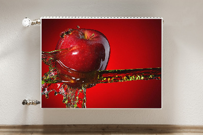 Cobertura magnética para radiador Maçã vermelha