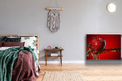 Cobertura magnética para radiador Maçã vermelha