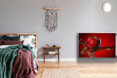 Cobertura magnética para radiador Maçã vermelha