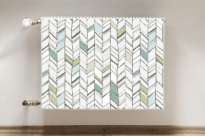 Cobertura magnética para radiador Espinha de peixe