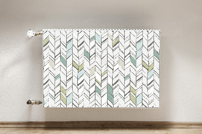 Cobertura magnética para radiador Espinha de peixe