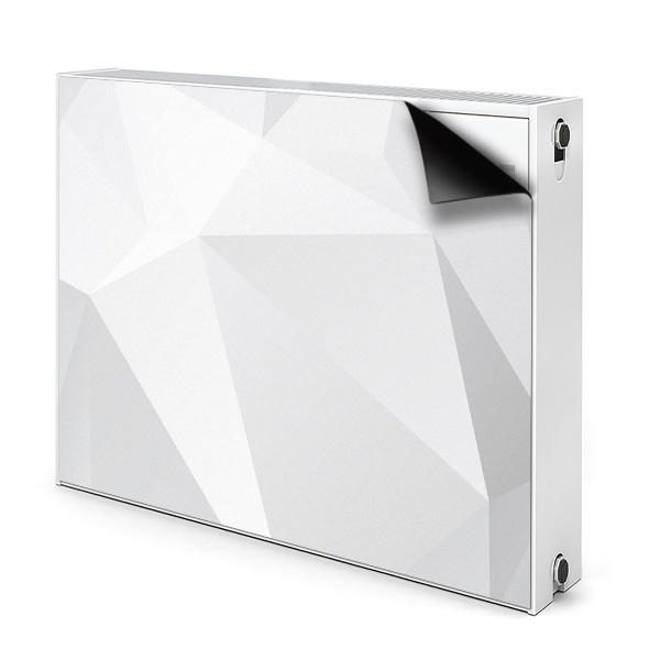 Cobertura magnética para radiador Abstração branca