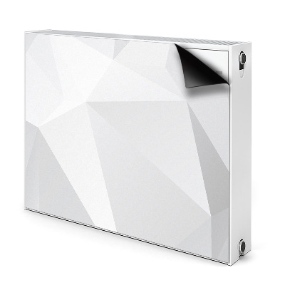 Cobertura magnética para radiador Abstração branca