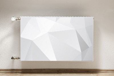 Cobertura magnética para radiador Abstração branca