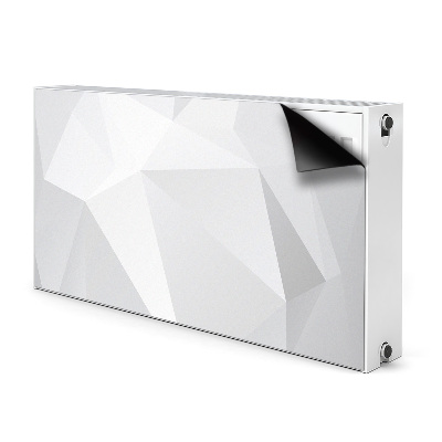 Cobertura magnética para radiador Abstração branca